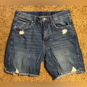 Lucky Brand Distressed Cutoff Denim Shorts Size 4/27
